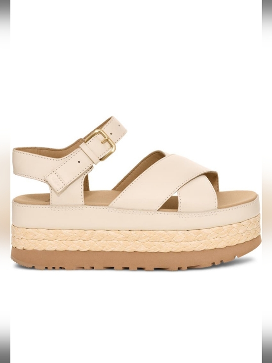 NEW UGG | $130 Aubrey Ankle Strap Platform Sandals - Picture 3 of 7